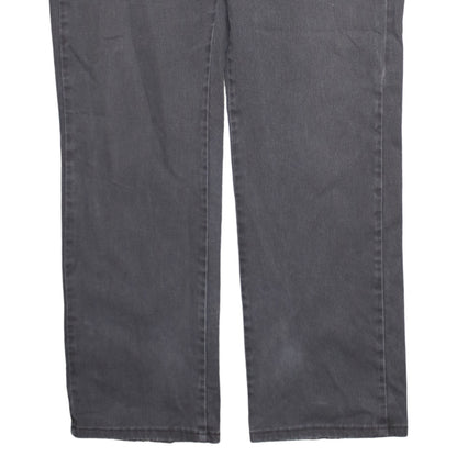 Lee Women's Grey Relaxed Straight Tall Jeans Size 12 Long