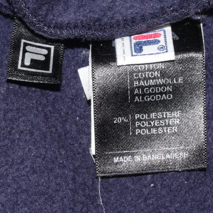 Fila Men's Blue Crew Neck Logo Sweatshirt Size L