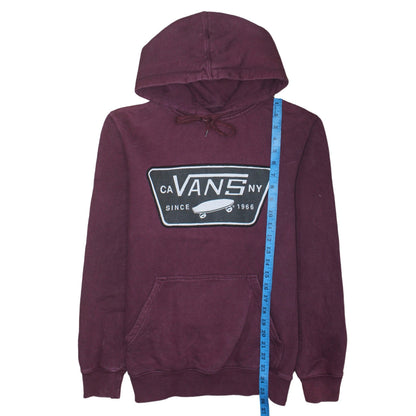 Vans Men's Small Purple Pullover Hoodie with Logo Graphic