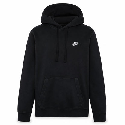 Nike Men's Black Pullover Hoodie Size S Logo Fleece Sweatshirt