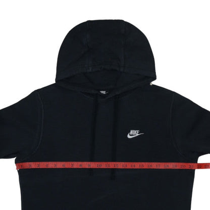 Nike Men's Black Pullover Hoodie Size S Logo Fleece Sweatshirt