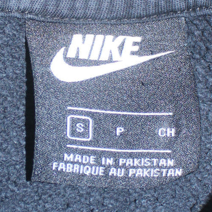 Nike Men's Black Pullover Hoodie Size S Logo Fleece Sweatshirt