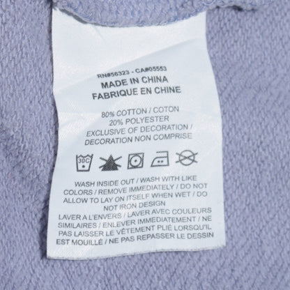 Nike Women’s Purple 1/4 Zip Pullover Sweatshirt Medium Cotton Blend