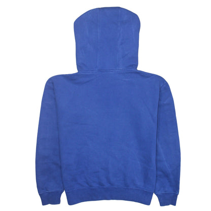 Champion Womens Blue XS Pullover Hoodie Logo Taped Sleeves