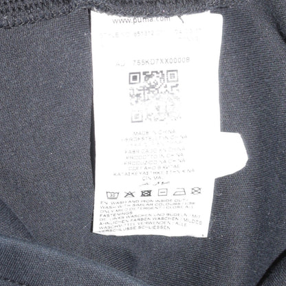 PUMA Women Black Pullover Hoodie Size 12 Medium Hooded Sweatshirt