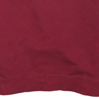 Vans Women’s Red Sweatshirt XL Cotton Crew Neck Pullover Logo Print