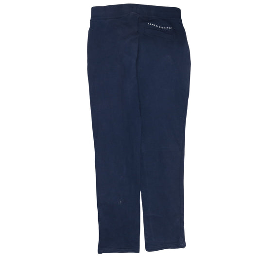 Armani Exchange Men's Blue Sweatpants S Regular Fit Fleece