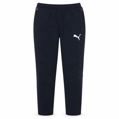 Puma Women's Black Jogger Trousers Size M Regular Fit Fleece Pants