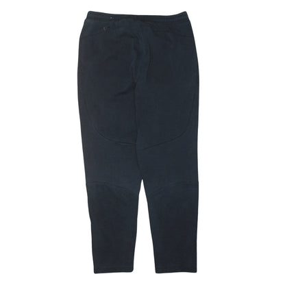 Puma Women's Black Jogger Trousers Size M Regular Fit Fleece Pants