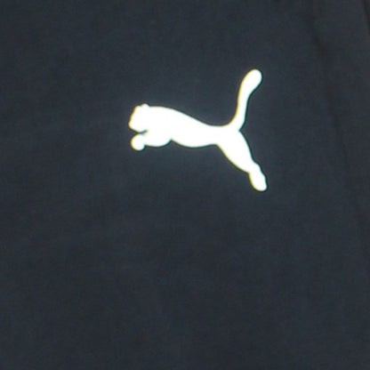 Puma Women's Black Jogger Trousers Size M Regular Fit Fleece Pants