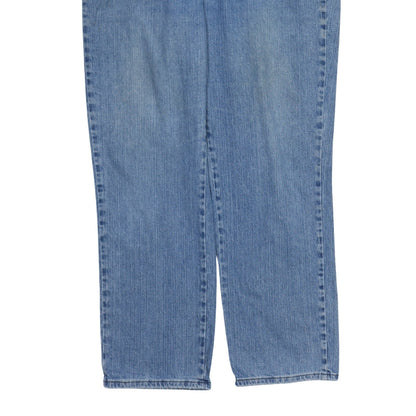 Lee Women's Blue Relaxed Straight Leg High Rise Jeans Size 14