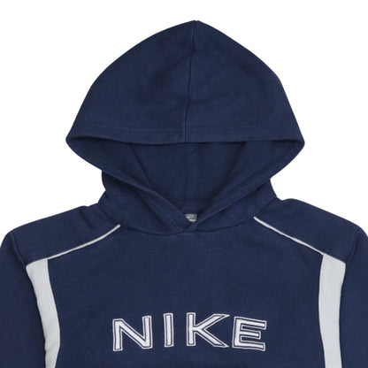 Nike Boys Navy Blue Pullover Hoodie L 12-13 Years Hooded Sweatshirt