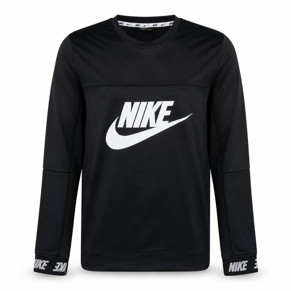 Nike Men's Black Crew Neck Pullover Sweatshirt Medium