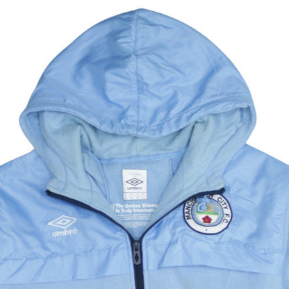 Umbro Men’s Blue Full Zip Hoodie Manchester City XXL