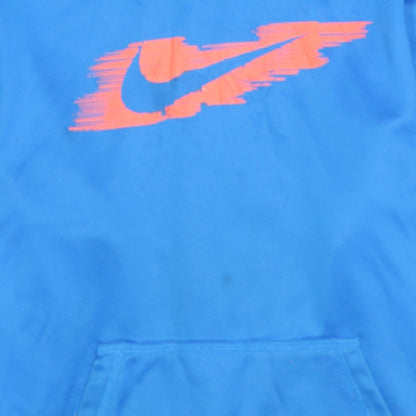 Nike Boys Blue Therma-Fit Pullover Hoodie XL - Athletic Winter Wear