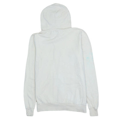 Disney Women White Pullover Hoodie Mickey Mouse Graphic Print M