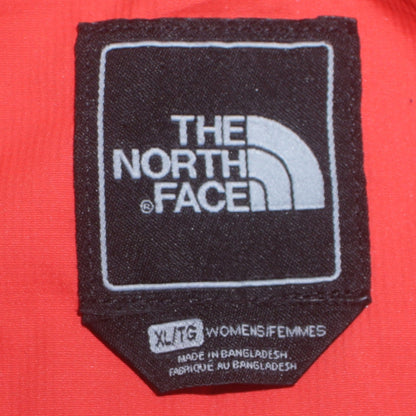 The North Face Womens XL Orange Hooded Waterproof Rain Coat Jacket