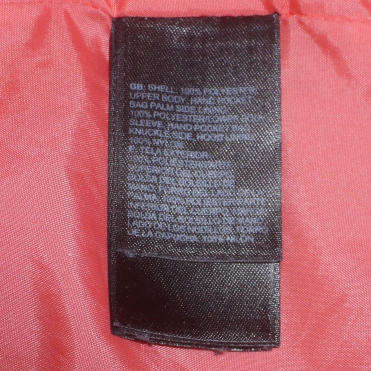 The North Face Womens XL Orange Hooded Waterproof Rain Coat Jacket
