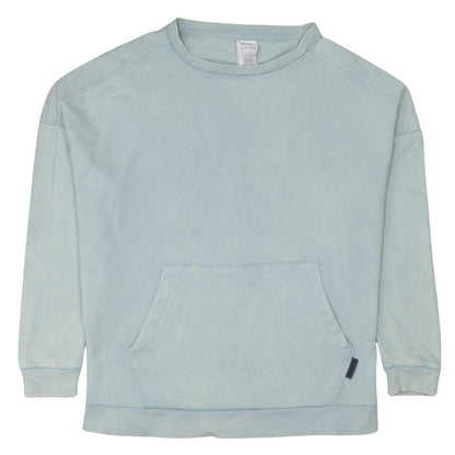 Reebok Women’s Blue Small Pullover Sweatshirt with Pocket