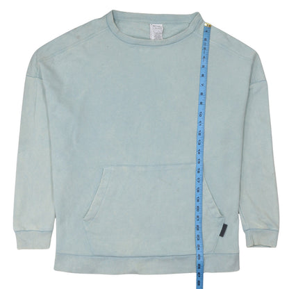 Reebok Women’s Blue Small Pullover Sweatshirt with Pocket