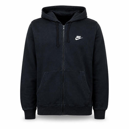 Nike Men's Black Full Zip Hoodie M Fleece Sportswear