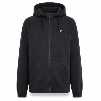 Nike Men's Black Full Zip Hoodie Size M Fleece Sportswear