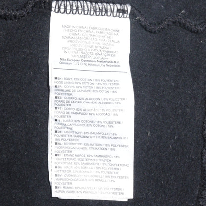 Nike Men's Black Full Zip Hoodie Size M Fleece Sportswear