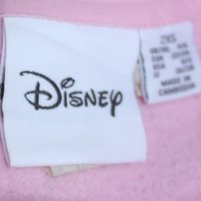 Disney Pink Minnie Mouse Print Sweatshirt Women 2XS Pullover