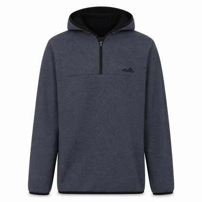 Ellesse Men's Grey XL Pullover Hoodie 1/2 Zip Fleece Sweatshirt