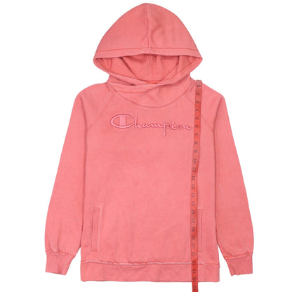 Champion Women's Pink Pullover Hoodie Small Heritage Fit Sweatshirt