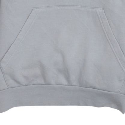 Adidas Boys Grey Pullover Hoodie Classic Crew Neck Long Sleeve Fleece