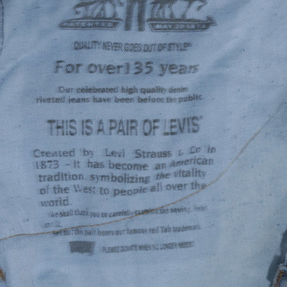 Levi's Men's Blue 550 Relaxed Fit Straight Denim Jeans 42x30