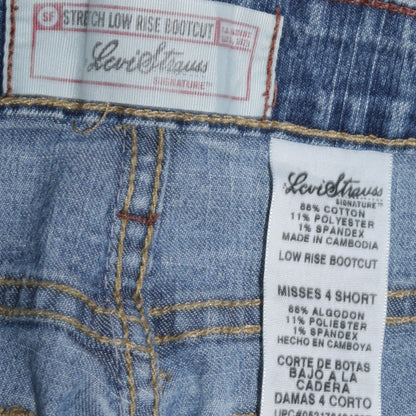 Levi Strauss Women's Blue Bootcut Low Rise Stretch Jeans Size 4