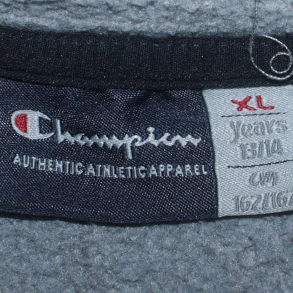 Champion Boys Navy Blue Full Zip Fleece Hoodie XL 13-14 Years