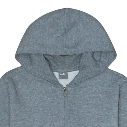 Puma Boys Grey Full Zip Hoodie XL 15-16 Years Graphic Print Sportswear