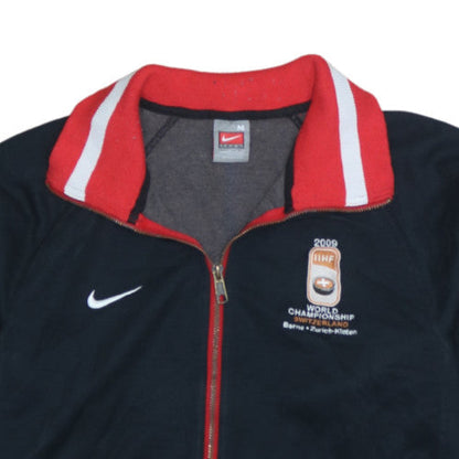 Nike Men's Black Full Zip Sports Sweatshirt M 2009 INWF Championship