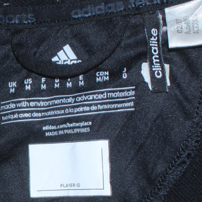 Adidas Men's Black Full Zip Hoodie M Climalite Sportswear
