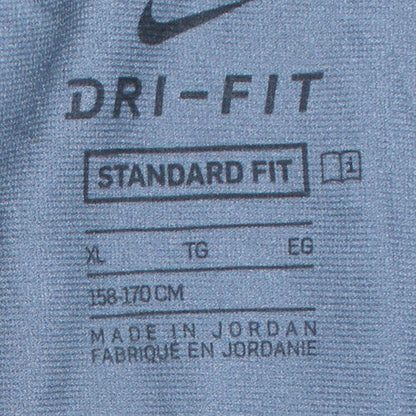 Nike Boys Grey Dri-FIT 1/4 Zip Sweatshirt XL (158-170cm) Training Top