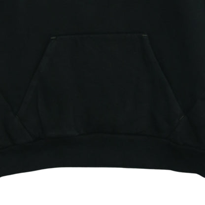 Puma Women Black Medium Pullover Hoodie with Logo Print