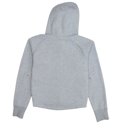Nike Womens Grey Full Zip Hoodie XS Cotton Blend Casual Sportswear