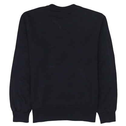 Champion Men Black Large Pullover Sweatshirt Logo Rhinestone