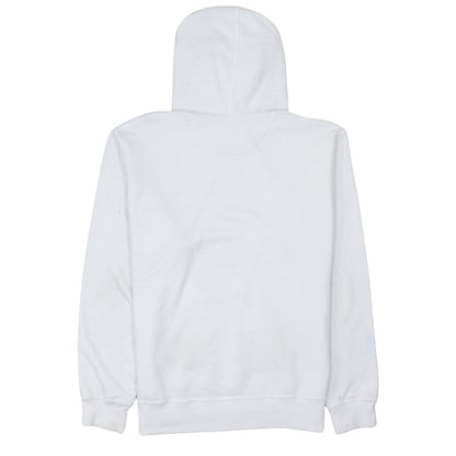 Champion Men's White Pullover Hoodie Logo Print Size M