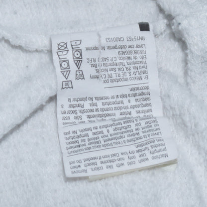Champion Men's White Pullover Hoodie Logo Print Size M