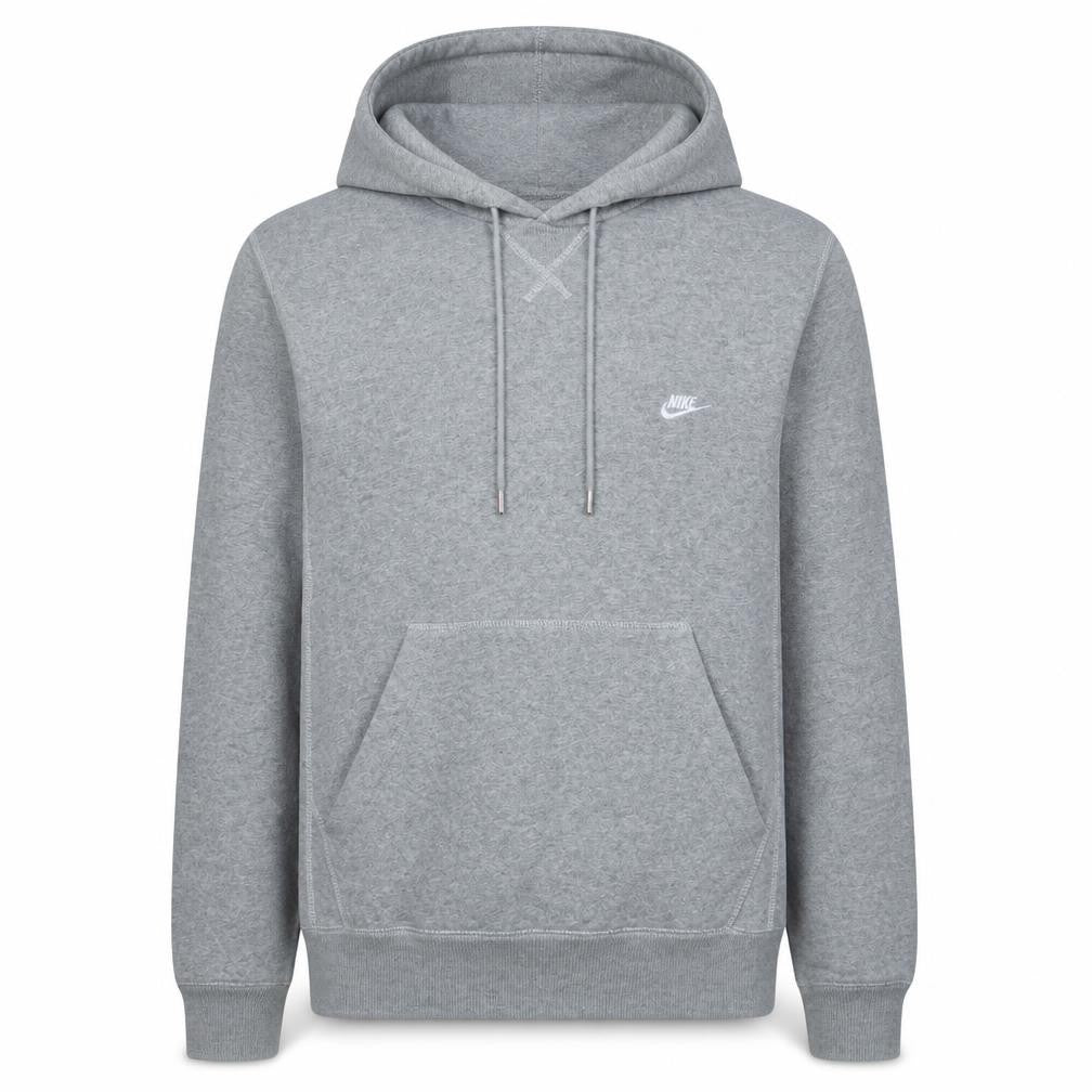 Nike Men's Grey Pullover Hoodie Small Regular Fit Sportswear