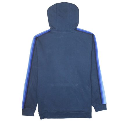 Ellesse Mens Blue Pullover Hoodie L Sports Logo Cotton Blend