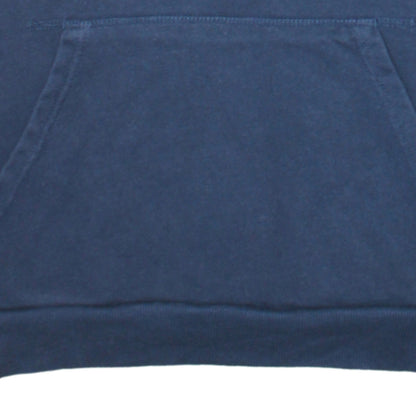 Ellesse Mens Blue Pullover Hoodie L Sports Logo Cotton Blend