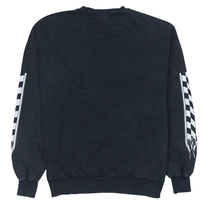 Pull&Bear Men's Black Graphic Metallica Pullover Sweatshirt S