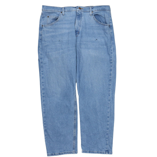 Wrangler Men's Blue 36x29 Straight Fit Denim Jeans