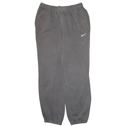 Nike Men’s Grey Fleece Sweatpants Regular Fit Casual Trousers M