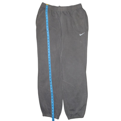 Nike Men’s Grey Fleece Sweatpants Regular Fit Casual Trousers M